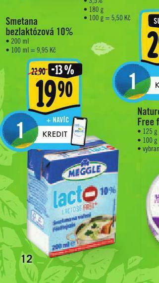 Albert Smetana bez laktózová 10% nabídka
