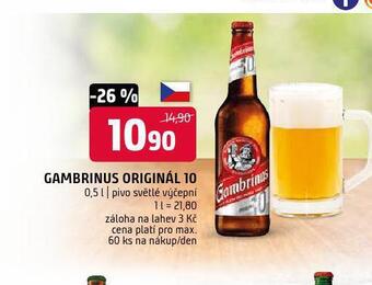 Terno Pivo gambrinus originál nabídka
