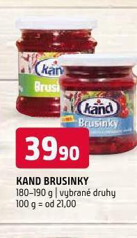 Terno Kand brusinky nabídka