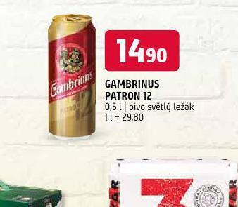 Terno Pivo gambrinus patron 12 nabídka