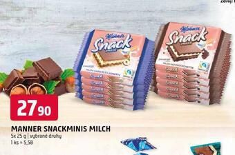 Terno Manner snackminis milch nabídka