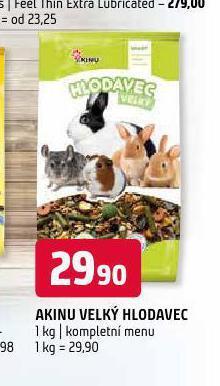 Terno Akinu velký hlodavec kompletní menu nabídka