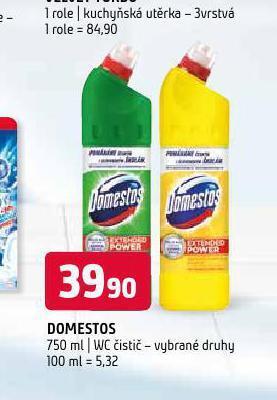 Terno Domestos wc čistič nabídka