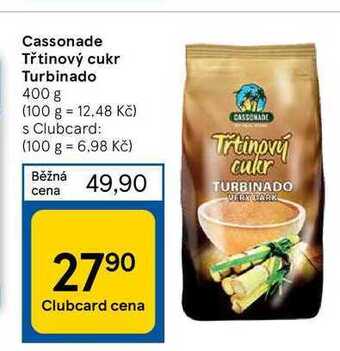 Tesco Cassonade třtinový cukr turbinado 400 g nabídka