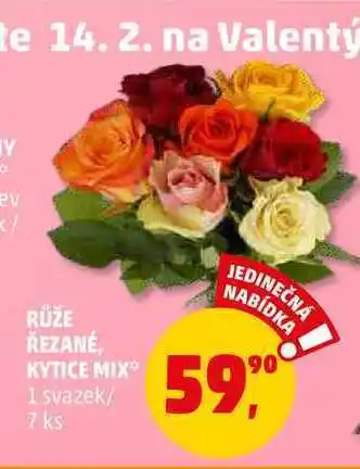 Penny Market Růže řezané, kytice mix, 1 svazek nabídka