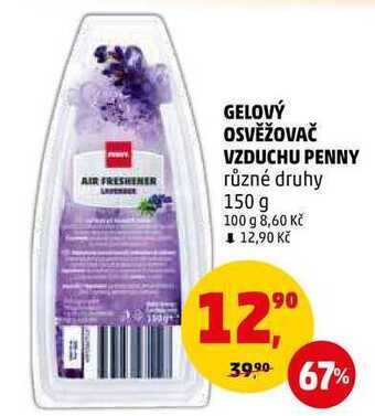 Penny Market Gelový osvěžovač vzduchu penny, 150 g nabídka