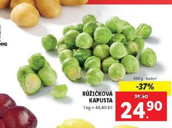 Lidl Růžičková kapusta nabídka