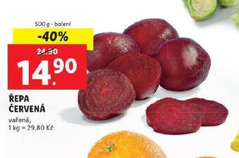 Lidl Řepa červená nabídka
