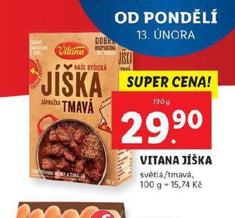 Lidl Vitana jíška nabídka