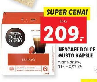 Lidl Kávové kapsle dolce gusto nabídka