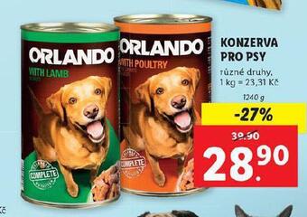 Lidl Konzerva pro psy nabídka