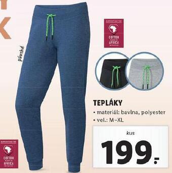 Lidl Tepláky nabídka
