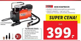 Lidl Mini kompresor nabídka