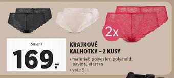 Lidl Krajkové kalhotky nabídka