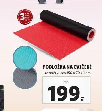 Lidl Podložka na cvičení nabídka