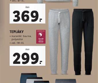 Lidl Tepláky nabídka