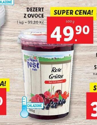 Lidl Dezert z ovoce nabídka