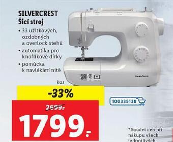 Lidl Šicí stroj nabídka