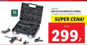 Lidl Sada rychloupínacích svěrek nabídka