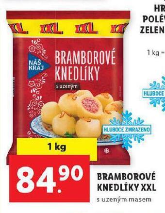 Lidl Bramborové knedlíky nabídka