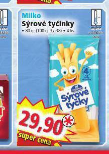 Norma Milko sýrové tyčinky nabídka