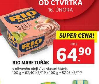 Lidl Rio mare tuňák nabídka