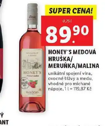 Lidl Honey's medová meruňka nabídka