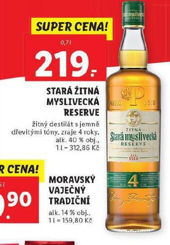 Lidl Stará žitná myslivecká nabídka