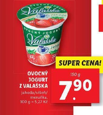 Lidl Ovocný jogurt z valašska nabídka
