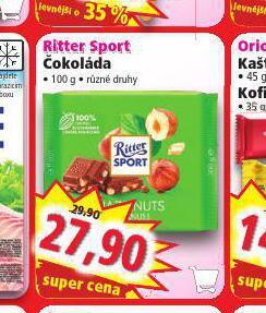 Norma Ritter sport čokoláda nabídka