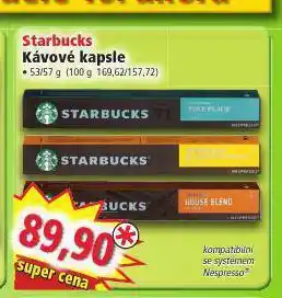 Norma Kávové kapsle starbucks nabídka