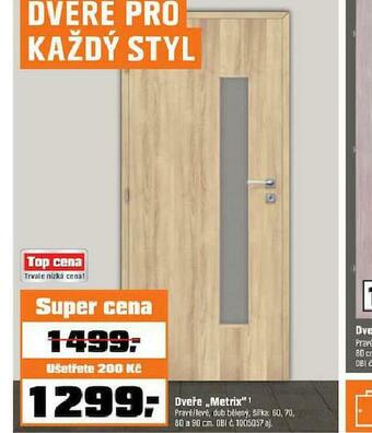 OBI Dveře metrix nabídka