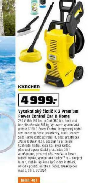 OBI Vysokotlaký čistič kärcher nabídka