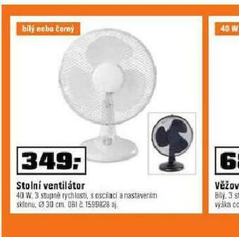 OBI Stolní ventilátor nabídka