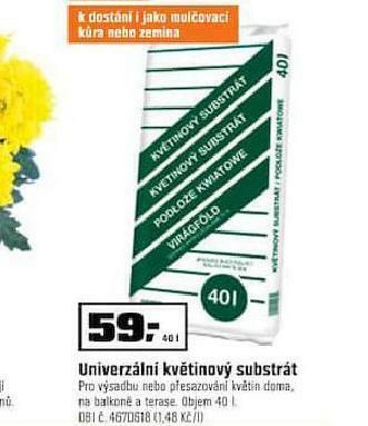 OBI Univerzální květinový substrát nabídka