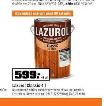 OBI Lazurol classic nabídka