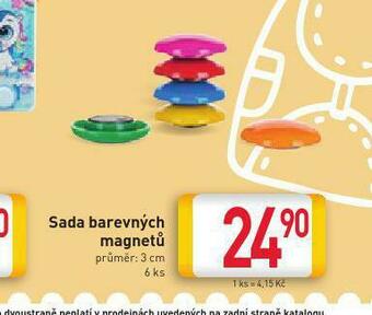 Billa Sada barevných magnetů nabídka