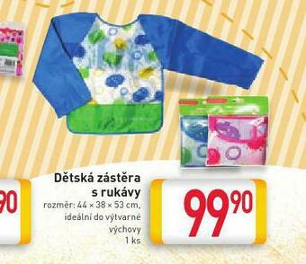 Dětská zástěra s rukávy