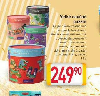 Billa Velké naučné puzzle nabídka