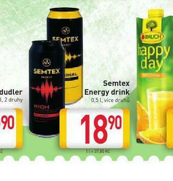 Billa Semtex energy drink nabídka