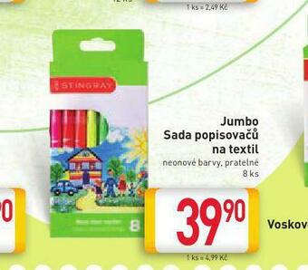 Billa Jumbo sada popisovačů n atextil nabídka
