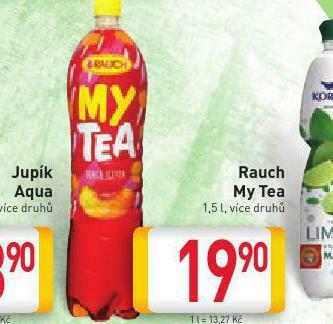Billa Rauch my tea nabídka