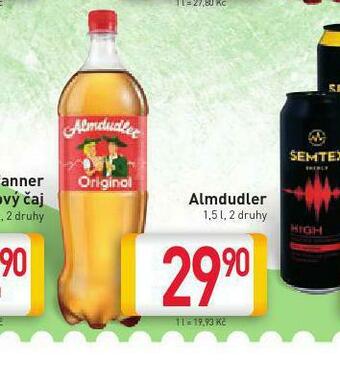 Billa Almdudler nabídka