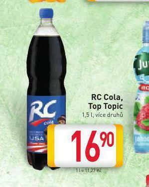 Billa Rc cola 1,5l nabídka