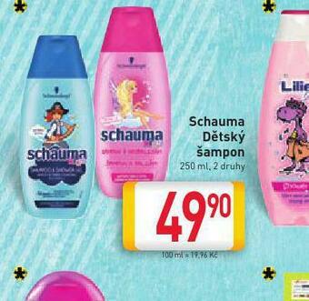 Billa Schauma dětský šampon nabídka