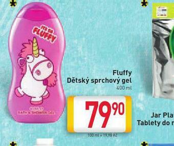 Billa Fluffy dětský sprchový gel nabídka