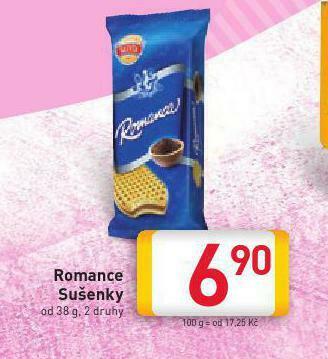 Billa Romance sušenky nabídka