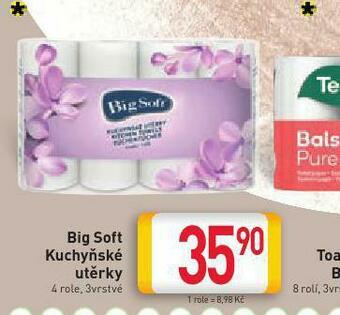 Billa Big soft kuchyňské utěrky nabídka