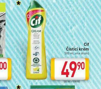 Billa Cif čistící krém nabídka
