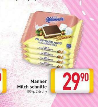 Billa Manner milch schnitte nabídka